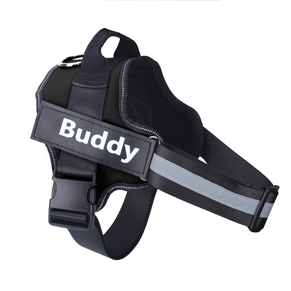 Personalized No Pull Dog Harness Reflective Adjustable Pet Vest