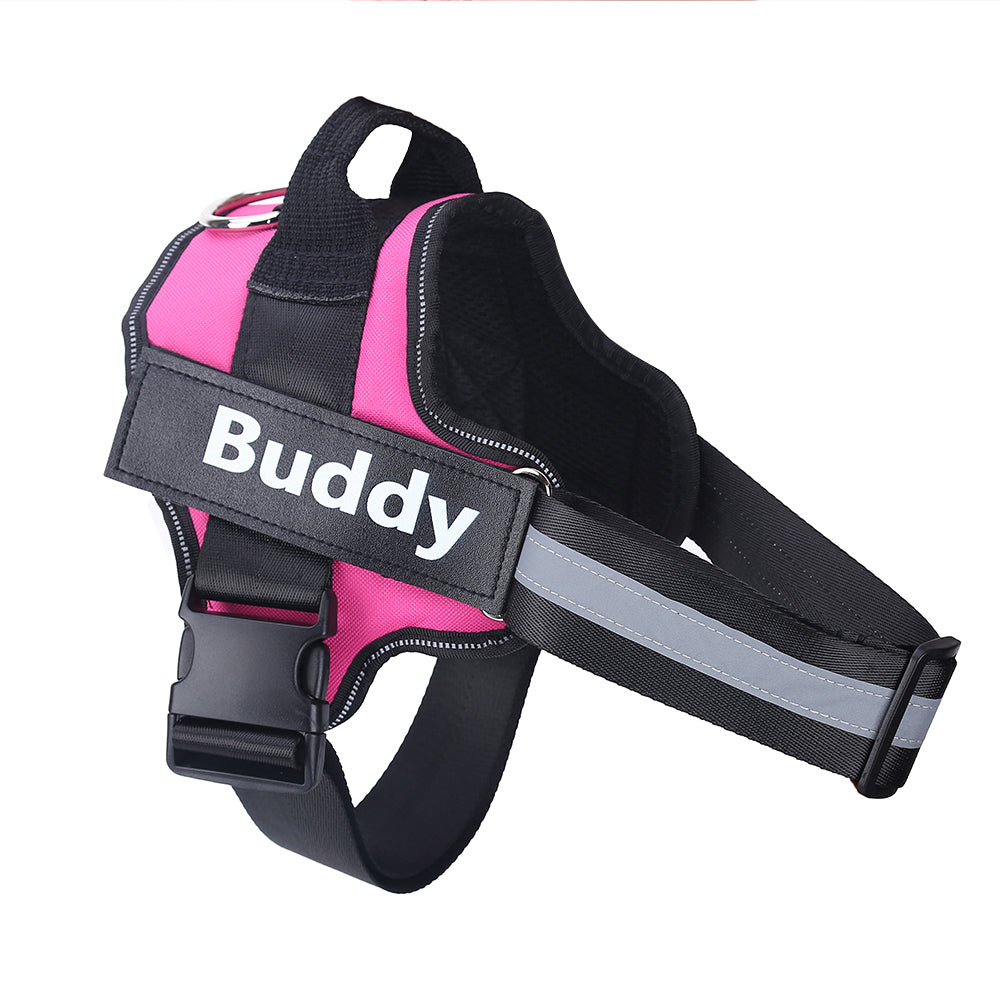 Personalized No Pull Dog Harness Reflective Adjustable Pet Vest