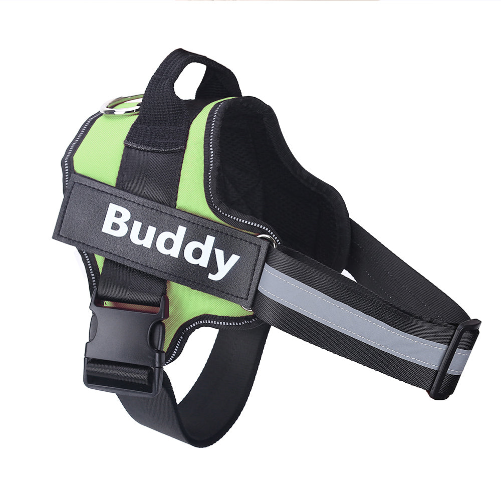 Personalized No Pull Dog Harness Reflective Adjustable Pet Vest