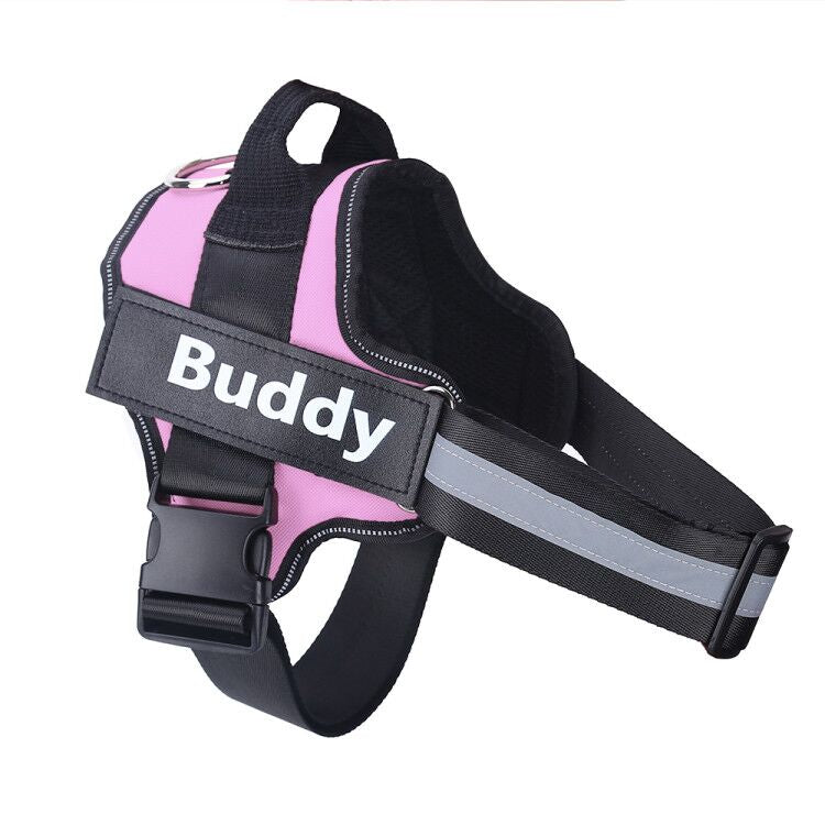 Personalized No Pull Dog Harness Reflective Adjustable Pet Vest