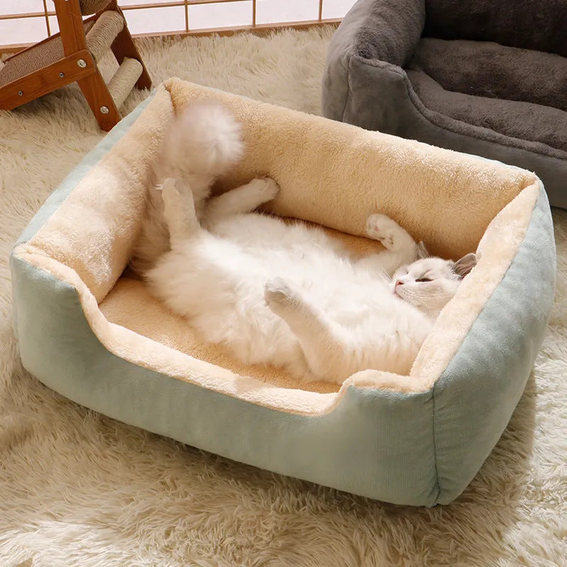 Cozy Warm Cat Bed for Soft and Comfy Naps