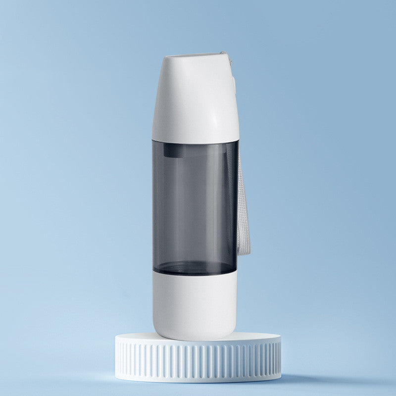 Portable Pet Water Bottle with Food Container for Outdoor Travel