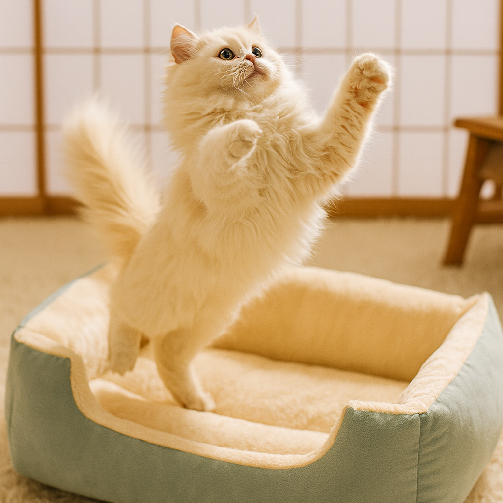 Cozy Warm Cat Bed for Soft and Comfy Naps