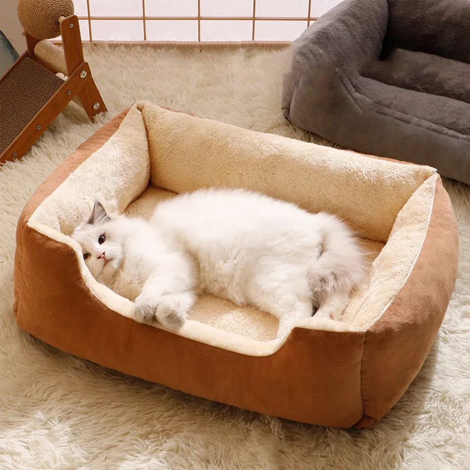Cozy Warm Cat Bed for Soft and Comfy Naps